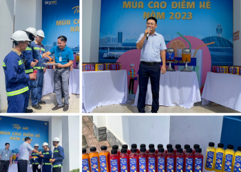 Skypec tiếp sức người lao động – giải nhiệt nắng nóng mùa cao điểm
