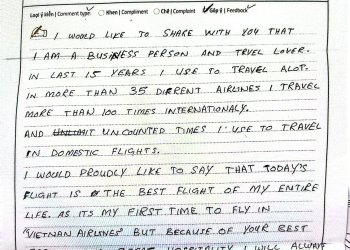 “Chuyến bay hôm nay là chuyến bay tuyệt vời nhất trong cuộc đời tôi”