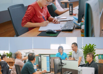 Chủ tịch HĐQT thăm và chúc mừng cơ sở mới của Trung tâm Điều hành Khai thác