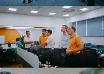 Chủ tịch HĐQT thăm và chúc mừng cơ sở mới của Trung tâm Điều hành Khai thác