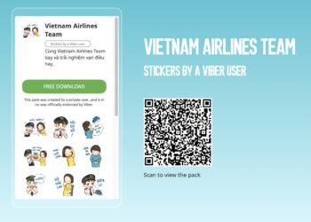 Chính thức ra mắt bộ sticker Viber độc quyền dành cho CBNV VNA Group