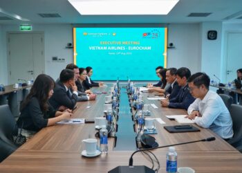 TGĐ Lê Hồng Hà làm việc với Chủ tịch EuroCham