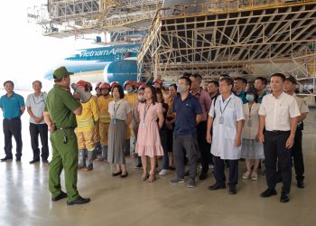 Diễn tập phương án chữa cháy, cứu nạn cứ hộ tại chi nhánh VAECO TP. HCM