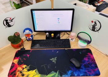 [Không gian 5S – Cá nhân] Góc làm việc của tôi: Hòa quyện giữa năng lượng Naruto và sự đáng yêu của Doraemon