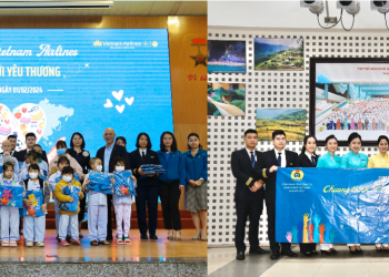 Phụ nữ Đoàn Tiếp viên đồng hành cùng chương trình “Phụ nữ Vietnam Airlines trao gửi yêu thương”