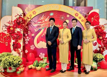 Rộn ràng sắc xuân Giáp Thìn 2024 tại Phòng khách Bông sen