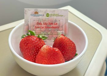 Dâu tây Mộc Châu “bay” cùng Vietnam Airlines