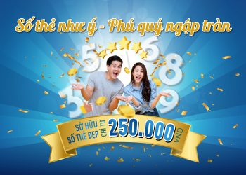 Giảm giá bán số thẻ đẹp Bông Sen Vàng đến 50%