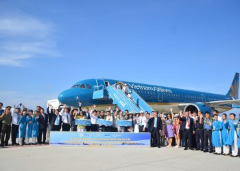 Chào đón chuyến bay thương mại thứ 300.000  đến Cảng hàng không quốc tế Cam Ranh
