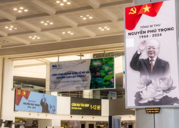 Quốc tang Tổng Bí thư Nguyễn Phú Trọng: Không gian trang nghiêm tại sân bay quốc tế Nội Bài