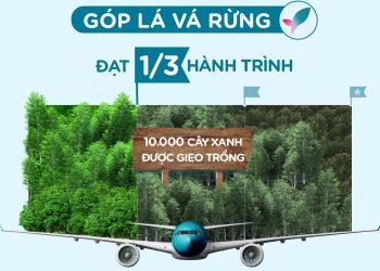 Dự án “Góp Lá Vá Rừng” đạt 1/3 hành trình sau hơn 1,5 tháng
