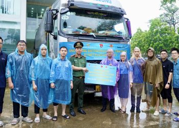 Đoàn Thanh niên VNA chung tay hỗ trợ đồng bào vùng lũ Thái Nguyên và Yên Bái