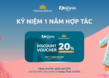 Kỷ niệm 1 năm hợp tác giữa Vietnam Airlines và KidZania Hà Nội