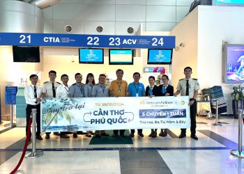 VASCO mở lại đường bay Cần Thơ – Phú Quốc