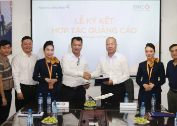 Pacific Airlines ký kết hợp tác quảng cáo với bảo hiểm BIDV