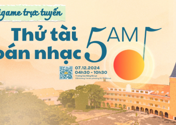 Minigame “Thử tài đoán nhạc” nhận vé tham dự concert 5AM