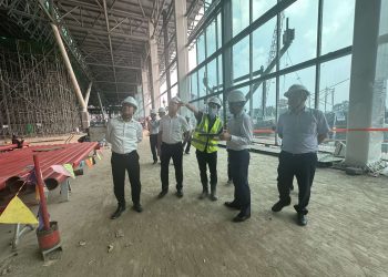 Vietnam Airlines khảo sát tiến độ xây dựng Nhà ga T3 Tân Sơn Nhất