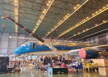 VAECO lần đầu thực hiện thay càng Landing Gear cho dòng máy bay Airbus A350