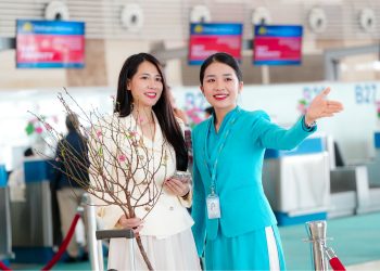 Vietnam Airlines vận chuyển mai đào Tết Nguyên Đán Ất Tỵ 2025