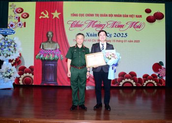 ASOC nhận bằng khen của Tổng cục Chính trị Quân đội Nhân dân Việt Nam
