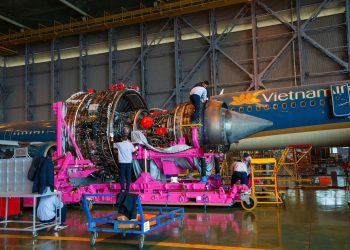 VAECO hoàn thành trước thời hạn việc thay động cơ tàu bay Airbus A350