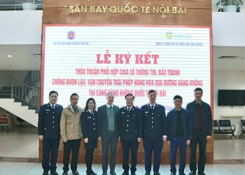 Lễ ký kết hợp tác chống buôn lậu giữa VAECO và Hải quan Nội Bài