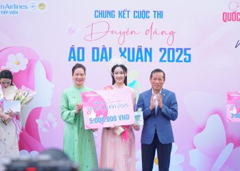 ĐTV tôn vinh vẻ đẹp tà áo dài tại Cuộc thi “Duyên dáng Áo dài Xuân 2025”