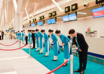 Vietnam Airlines là hãng hàng không đầu tiên khai thác  tại nhà ga T3 Tân Sơn Nhất