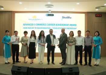 Vietnam Airlines nhận chứng chỉ SkaiBlu: Khẳng định vị thế tiên phong  trong lĩnh vực thương mại điện tử hàng không