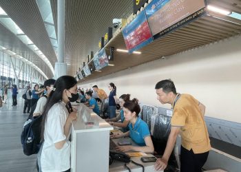 Vietnam Airlines phối hợp cùng TIA diễn tập thử nghiệm nhà ga T3