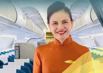 [Vietnam Airlines trong tôi là…] Những đoá sen vàng thuỷ chung trên bầu trời xanh