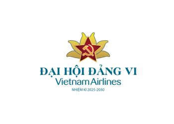 [Cuộc thi Thiết kế logo] Đảng dẫn đường, VNA cất cánh cùng non sông