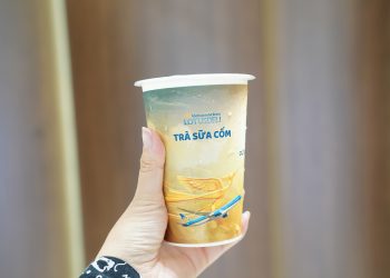 Mang hương vị Hà Nội lên bầu trời: Vietnam Airlines ra mắt trà sữa cốm