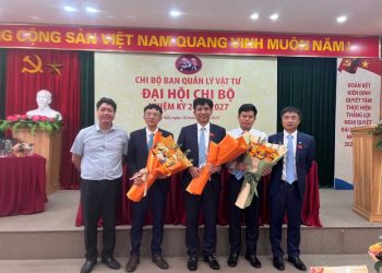 [Hướng tới Đại hội Đảng] Chi bộ Ban Quản lý Vật tư tổ chức thành công Đại hội nhiệm kỳ 2025–2027