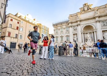 Một sáng chạy bộ giữa lòng Rome