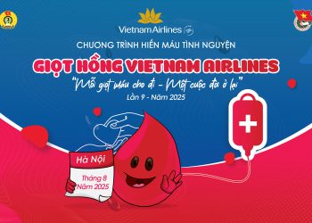 Kêu gọi hiến máu “Giọt hồng Vietnam Airlines” lần thứ 9