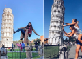 Khám phá muôn kiểu check-in “độc lạ” với Tháp nghiêng Pisa