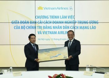 Vietnam Airlines và Ban Cải cách Doanh nghiệp Trung ương Lào trao đổi kinh nghiệm, thúc đẩy hợp tác