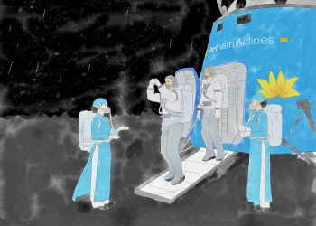 [Vẽ Vietnam Airlines trong tương lai] Vươn mình vào vũ trụ