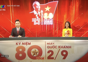 [VTV] VNA đồng hành cùng chương trình truyền hình trong lễ diễu binh, diễu hành ngày Quốc khánh