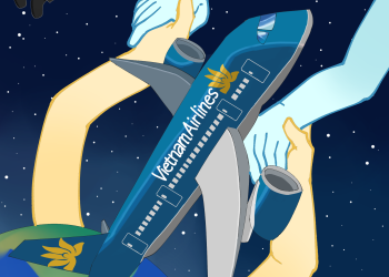 [Vẽ Vietnam Airlines trong tương lai] Nắm tay nhau