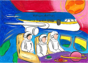 [Vẽ Vietnam Airlines trong tương lai] Từ Trái Đất đến những vì sao