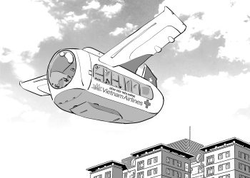[Vẽ Vietnam Airlines trong tương lai] Chuyên cơ y tế