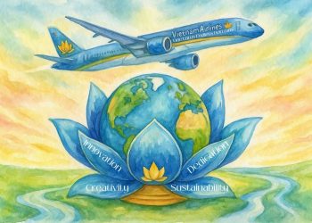 [Vẽ Vietnam Airlines trong tương lai] Sen Vàng tới muôn chân trời