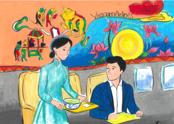 [Vẽ Vietnam Airlines trong tương lai] Sắc Việt