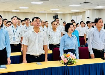 ASOC tổ chức Lễ chào cờ tháng 9/2025: Khí thế mới, quyết tâm mới