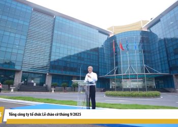 [VNA News] Tổng công ty tổ chức Lễ chào cờ tháng 9/2025