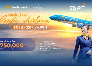 Pacific Airlines tung ưu đãi bay nội địa từ 750.000 đồng dịp thu – đông