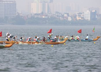 Giải Bơi chải Thuyền rồng – Ván SUP 2025 lan tỏa tinh thần thể thao  và giá trị văn hóa Thủ đô