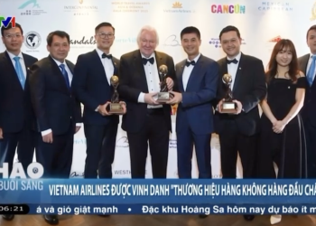 [VTV] Vietnam Airlines được vinh danh “Thương hiệu Hàng không hàng đầu Châu Á 2025”